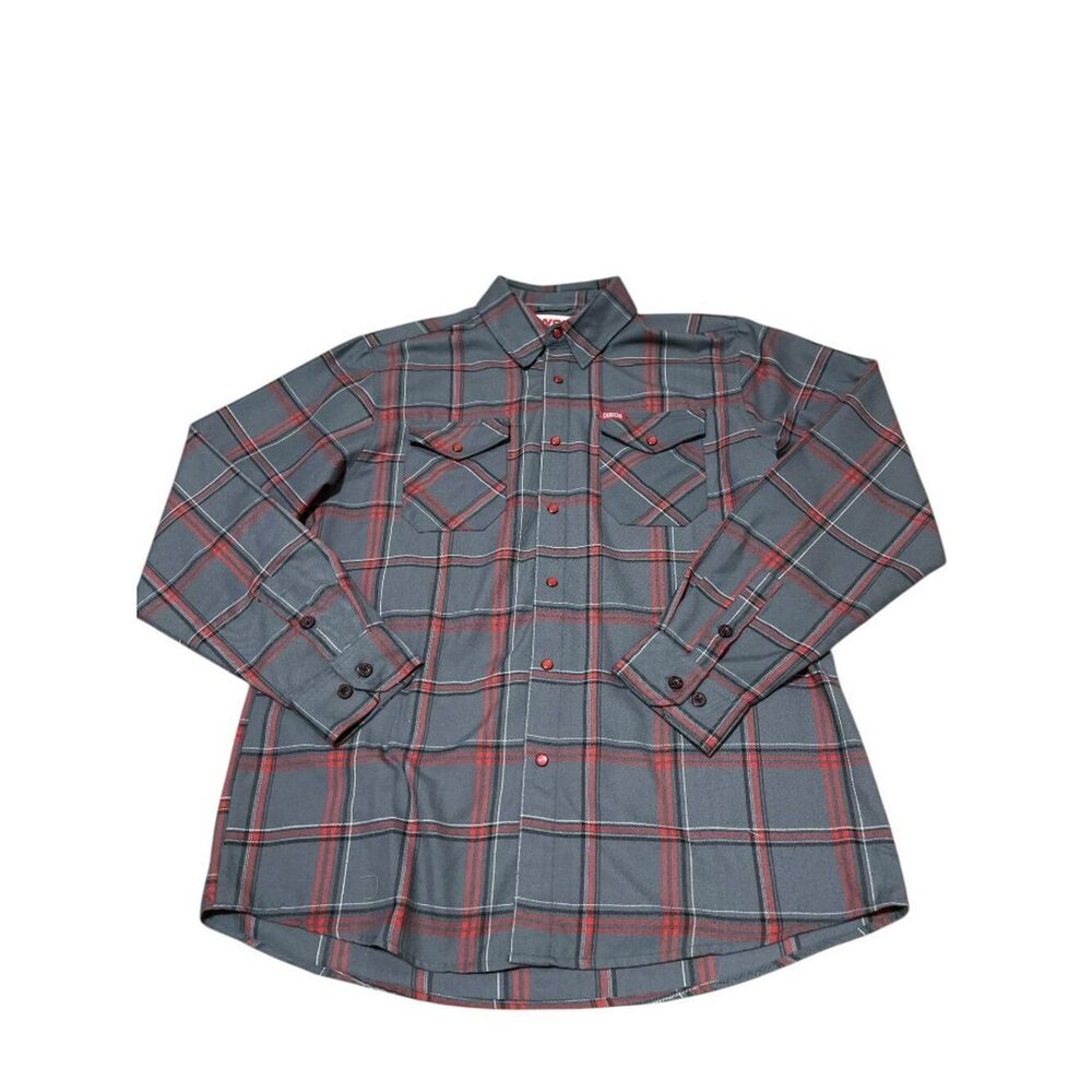 DIXXON Flannel Bucktown Plaid Multicolor Long Sleeve Pearl Snap Shirt Men's Lg